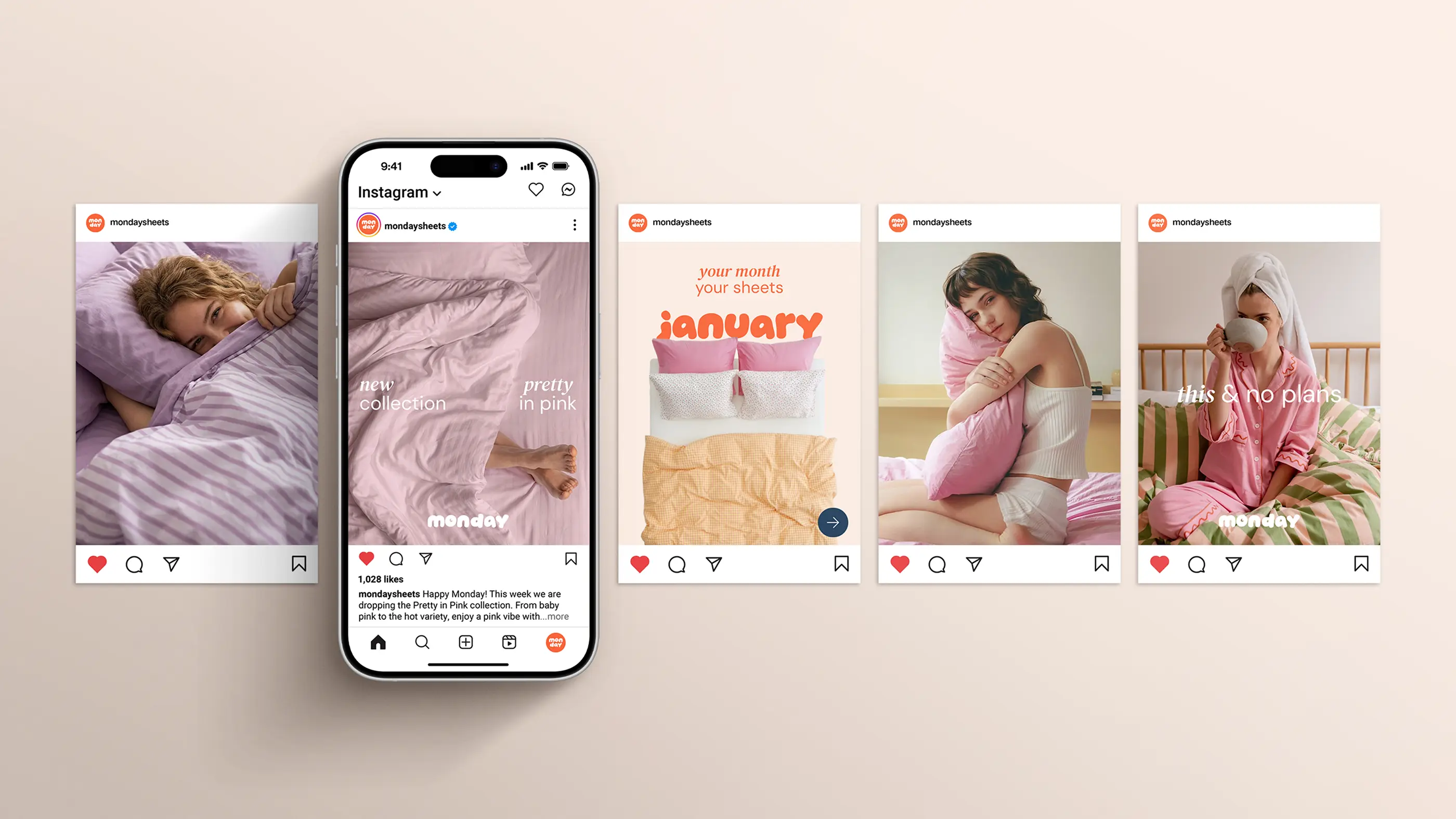 Monday social media design